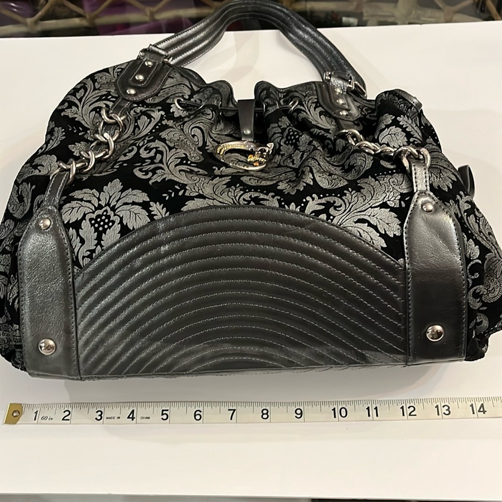 Sharif New Shoulder Gray & Black with Silver tone Hardware. Beautiful details. - Picture 5 of 16